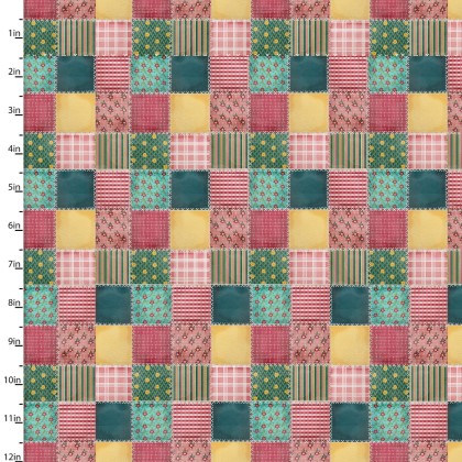 3 Wishes - Shop Hop - Perfect Squares, Multi