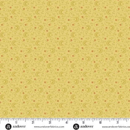 Andover Fabrics - Dahlia - Lupin, Daffodil