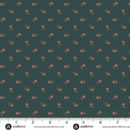 Andover Fabrics - Dahlia - Pincushion Flower, Dusk