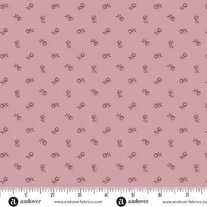 Andover Fabrics - Dahlia - Pincushion Flower, Lilac