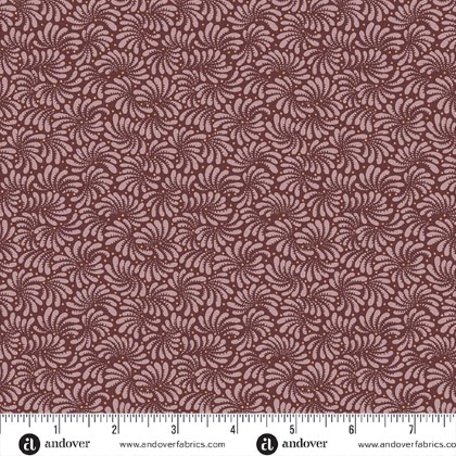 Andover Fabrics - Dahlia - Sagebrush. Clemantis