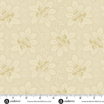 Andover Fabrics - Dahlia - Tree Berry, Willow