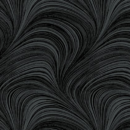 Benartex - Wave Texture - Black