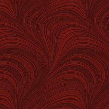 Benartex - Wave Texture - Dark Red