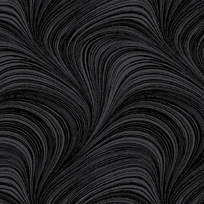 Benartex Traditions - Wave Texture Pearlescent, Charcoal