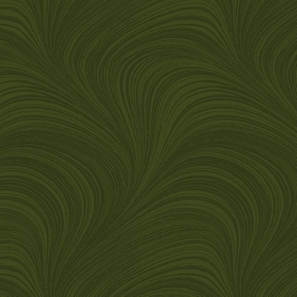 Benartex Traditions - Wave Texture Pearlescent, Dark Green