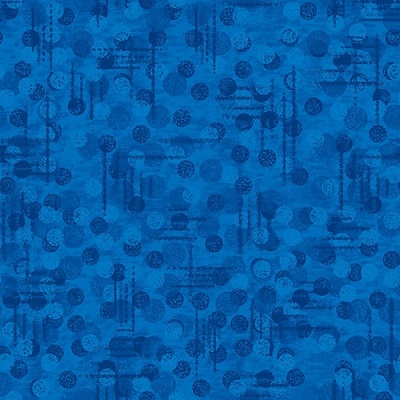 Blank Quilting - 108' Jot Dot, Dark Blue