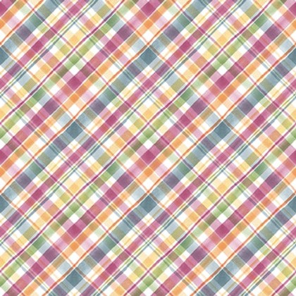 Blank Quilting - Easter Wishes - Plaid, Green