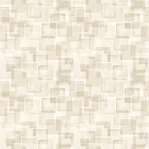 Blank Quilting - Purely Neutral - Textrued Squares, Ivory