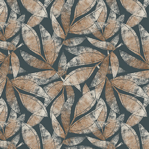 Blank Quilting - Zanzibar - Leaves, Fawn