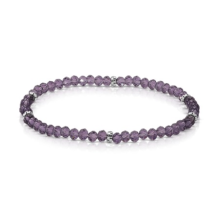 Bracelet - Mini Crystal - Amethyst