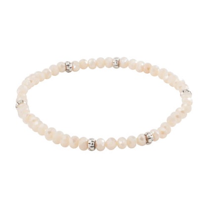 Bracelet - Mini Crystal - Blush/Silver