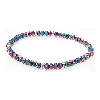 Bracelet - Mini Crystal - Harlequin/Silver