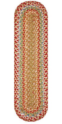 Braided Runner - Azalea, 11' X 36' (Oval)