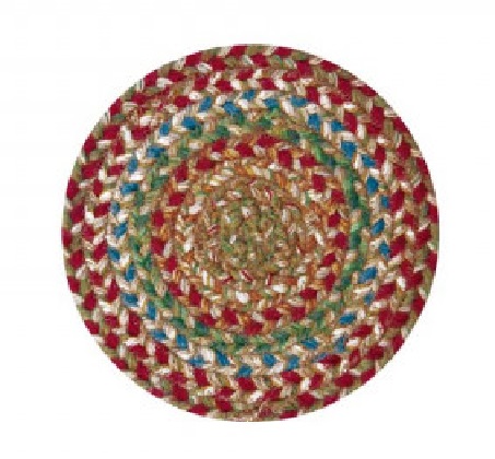 Braided Trivet - Azalea, 8' (Round)