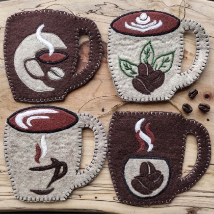 Christmas Ornament Kit - Coffee Mugs