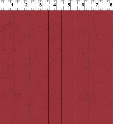 Clothworks - Happy Day Farm - Barnboard, Red