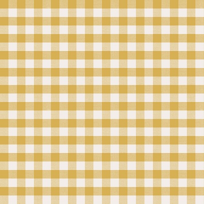 Clothworks - Happy Day Farm - Gingham, Gold