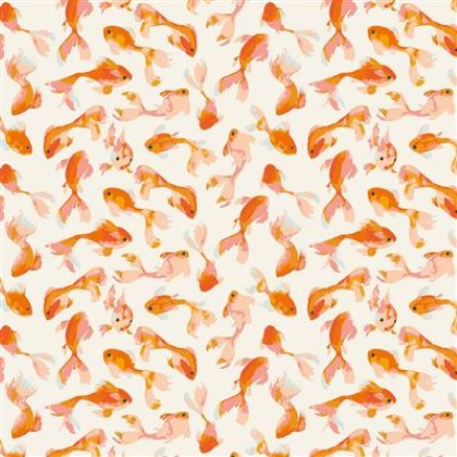 Clothworks - Stephanie - Goldfish, Cream