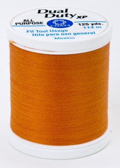 Coats & Clark Thread - All Purpose Dual Duty XP - 125 yds, Bright Coral