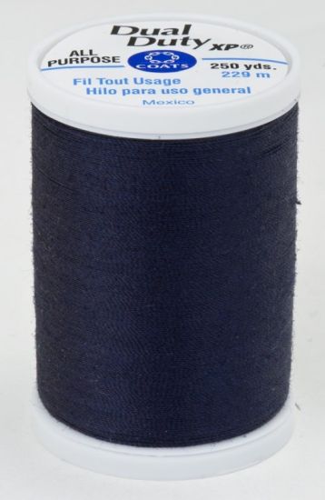 Navy - Dual Duty XP General Purpose Thread 250yd - Coats