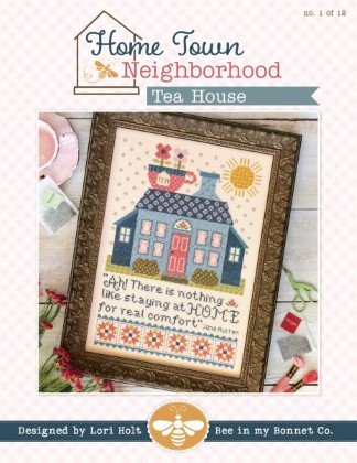 Cross Stitch Pattern - Home Town Neighborhood - Tea House