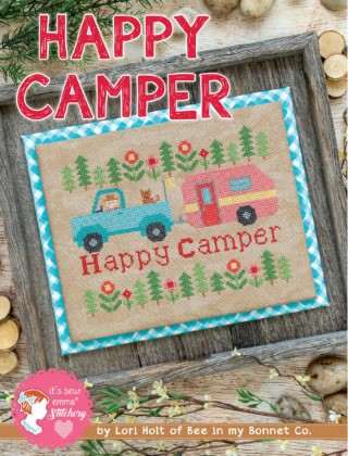 Cross Stitch Pattern - It's Sew Emma - Happy Camper