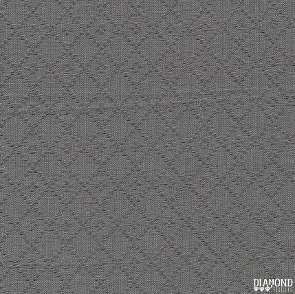 Diamond Textiles - Nikko III Homespuns - Crossed Diamonds, Pewter