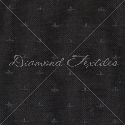 Diamond Textiles - Primitive Rustic Homespuns - Plusses & Crosses, Black/Iron