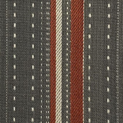 Diamond Textiles - Primitive Rustic Homespuns - Woven Stripes, Brown/Red