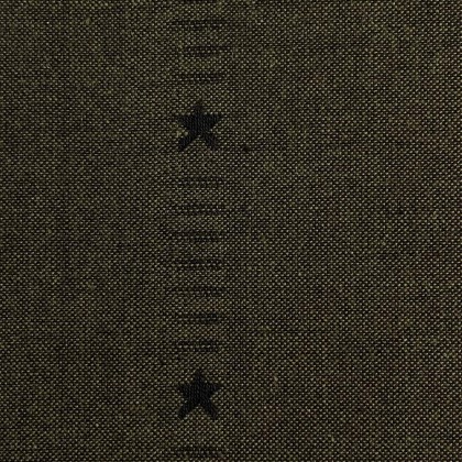 Diamond Textiles - Primitive Stars - Indigo Granite with Black Stars