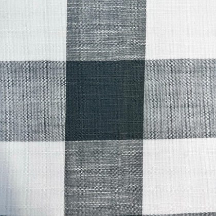 Diamond Textiles - Provence II Homespun - Large 2' Check, Juniper Ash