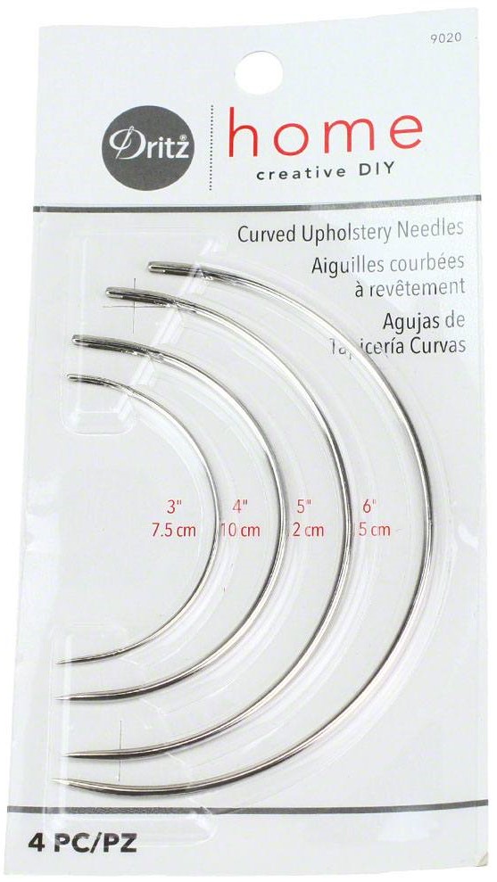 Dritz Home Curved Upholstery Needles, 4 Piece