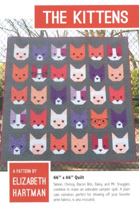 Elizabeth Hartman Pattern - The Kittens - 66' x 66'