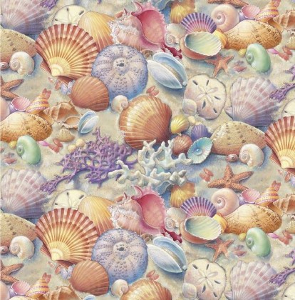 Elizabeth Studio - Race To Safety - Colorful Seashells, Multi