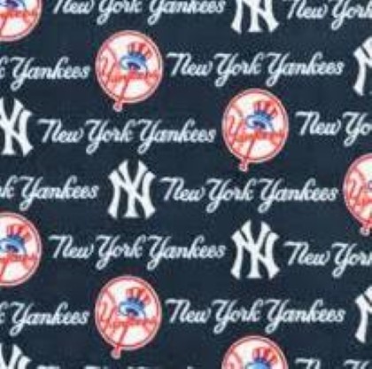 Fabric Traditions - MLB Fleece - New York Yankees, Navy