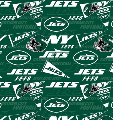 Fabric Traditions - NFL - 44' New York Jets, Green