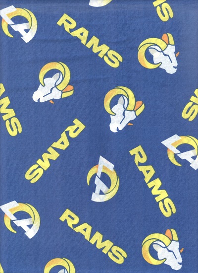 Fabric Traditions. NFL Los Angeles Rams Banner 44/45 Wide 