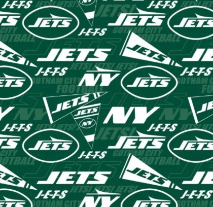 Fabric Traditions - NFL Fleece - New York Jets, Green