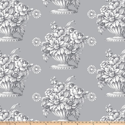 Free Spirit - 108' Stone Flower -  Kaffe Fassett, Grey