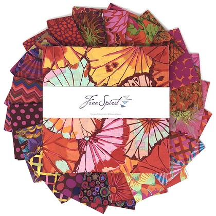 Free Spirit - Kaffe Fassett - 10' Charm Pack - Collective Classics, Equator