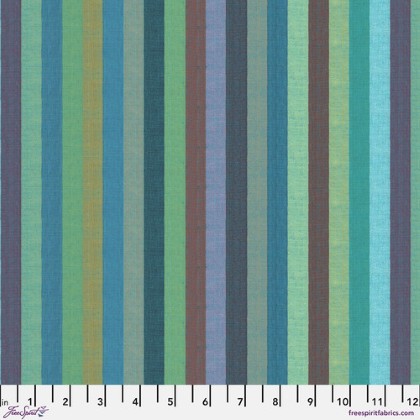 Free Spirit - Kaffe Fassett - Broad Stripe, Azure