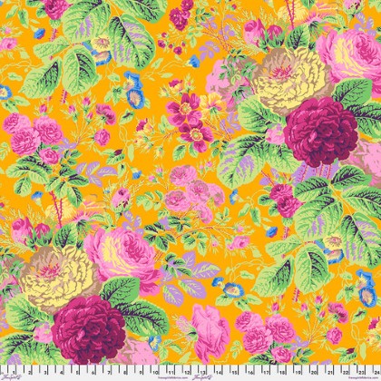 Free Spirit - Kaffe Fassett - Gradi Floral, Gold