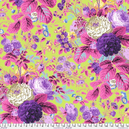 Free Spirit - Kaffe Fassett - Gradi Floral, Lime