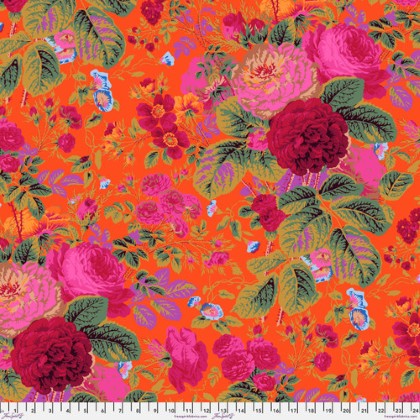 Free Spirit - Kaffe Fassett - Gradi Floral, Tomato