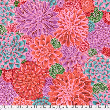 Free Spirit - Kaffe Fassett - House Leeks, Pink