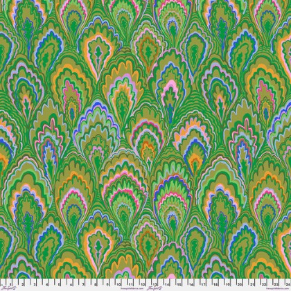 Free Spirit - Kaffe Fassett - Marble Scallops, Green