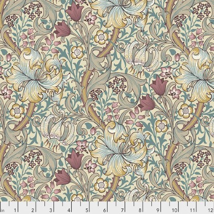 Free Spirit - Morris & Co - Golden Lily, Dusk