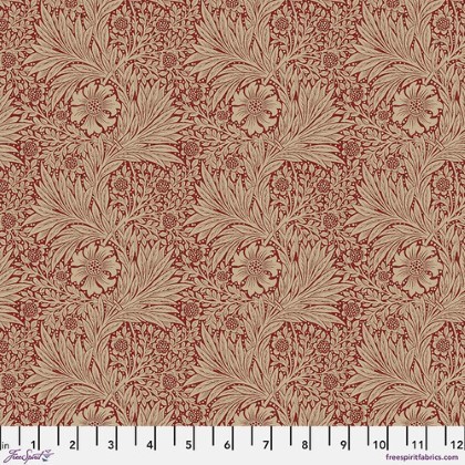 Free Spirit - Morris & Co - Marigold, Red