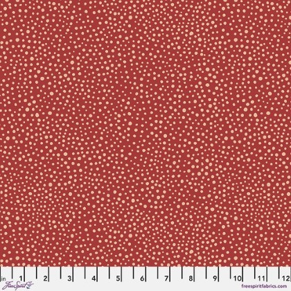 Free Spirit - Morris & Co - Seaweed Dot, Red